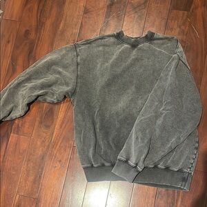 Skims xs crew neck oversized cotton sweatshirt